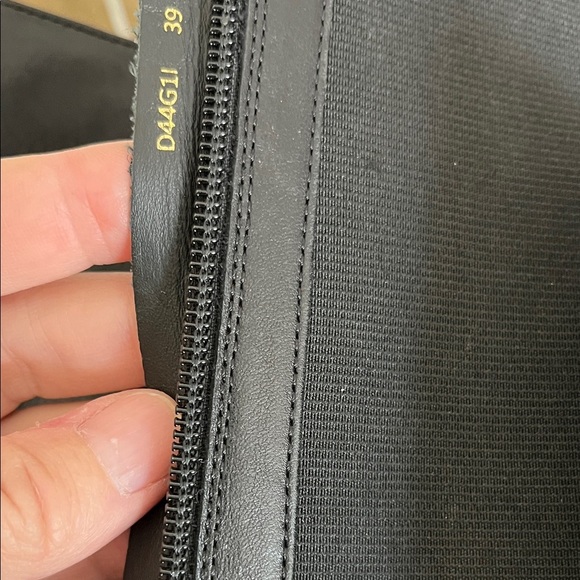 GeoX Black Leather Riding Boots Size UK 39 Size 8-8.5 - Picture 4 of 5